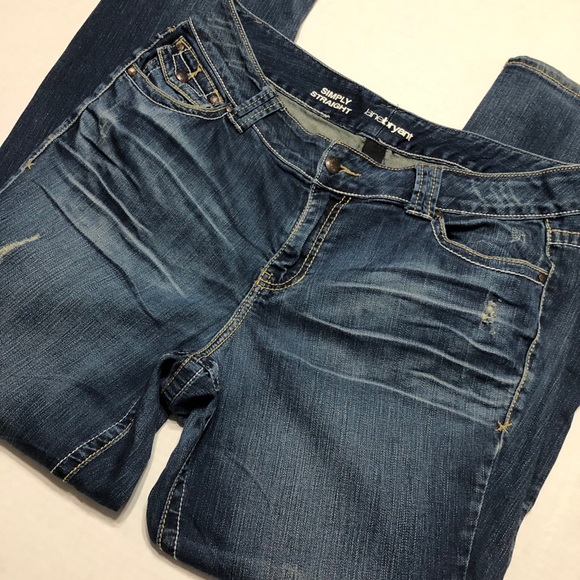 Lane Bryant Simply Straight Jeans 0620 - Picture 6 of 10